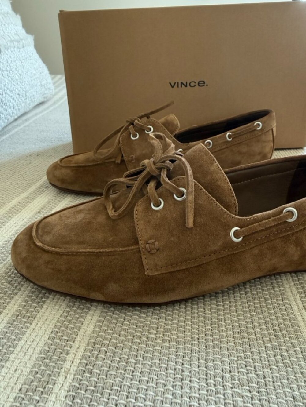 Vince - Marin Suede Boat Shoe - Elmwood